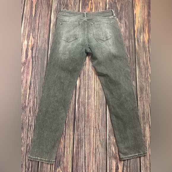 Kancan Grey Destructed Button Fly Straight Jeans Size 13/30 - Picture 3 of 10
